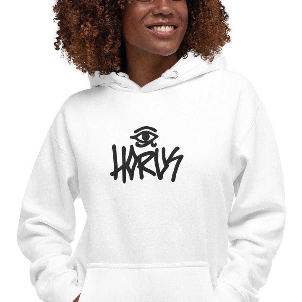 HORUS® SWEAT À CAPUCHE HORUS #TRASH - BLANC