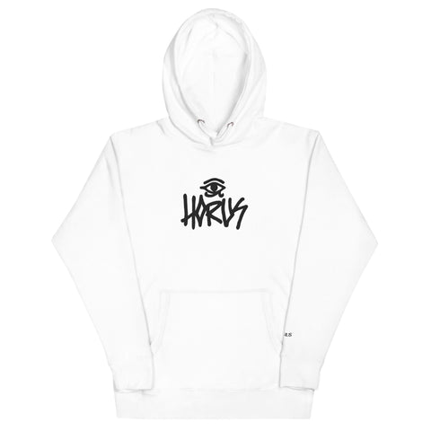 HORUS® SWEAT À CAPUCHE HORUS #TRASH - BLANC
