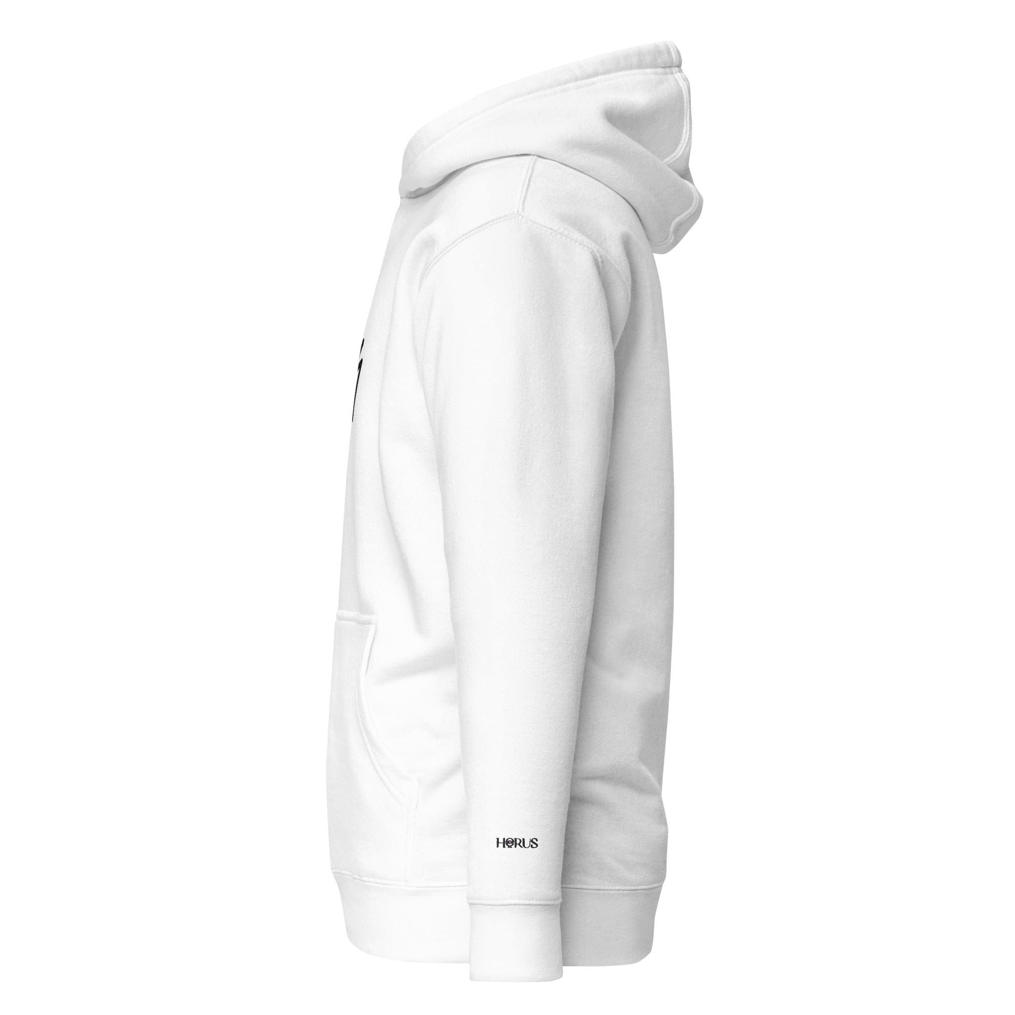 HORUS® SWEAT À CAPUCHE HORUS #TRASH - BLANC