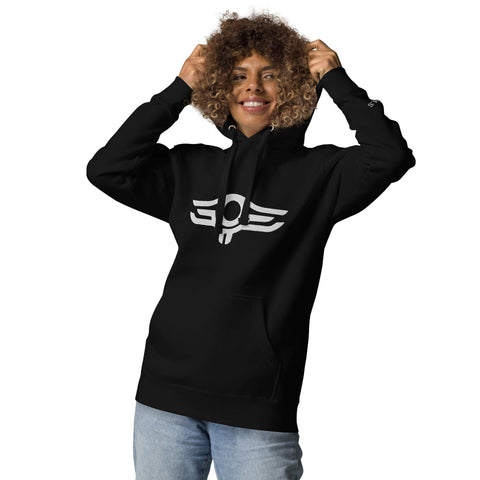 HORUS SWEAT À CAPUCHE LOGO "HORUS" - NOIR