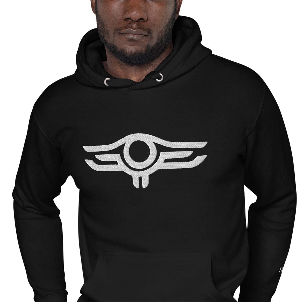HORUS SWEAT À CAPUCHE LOGO "HORUS" - NOIR