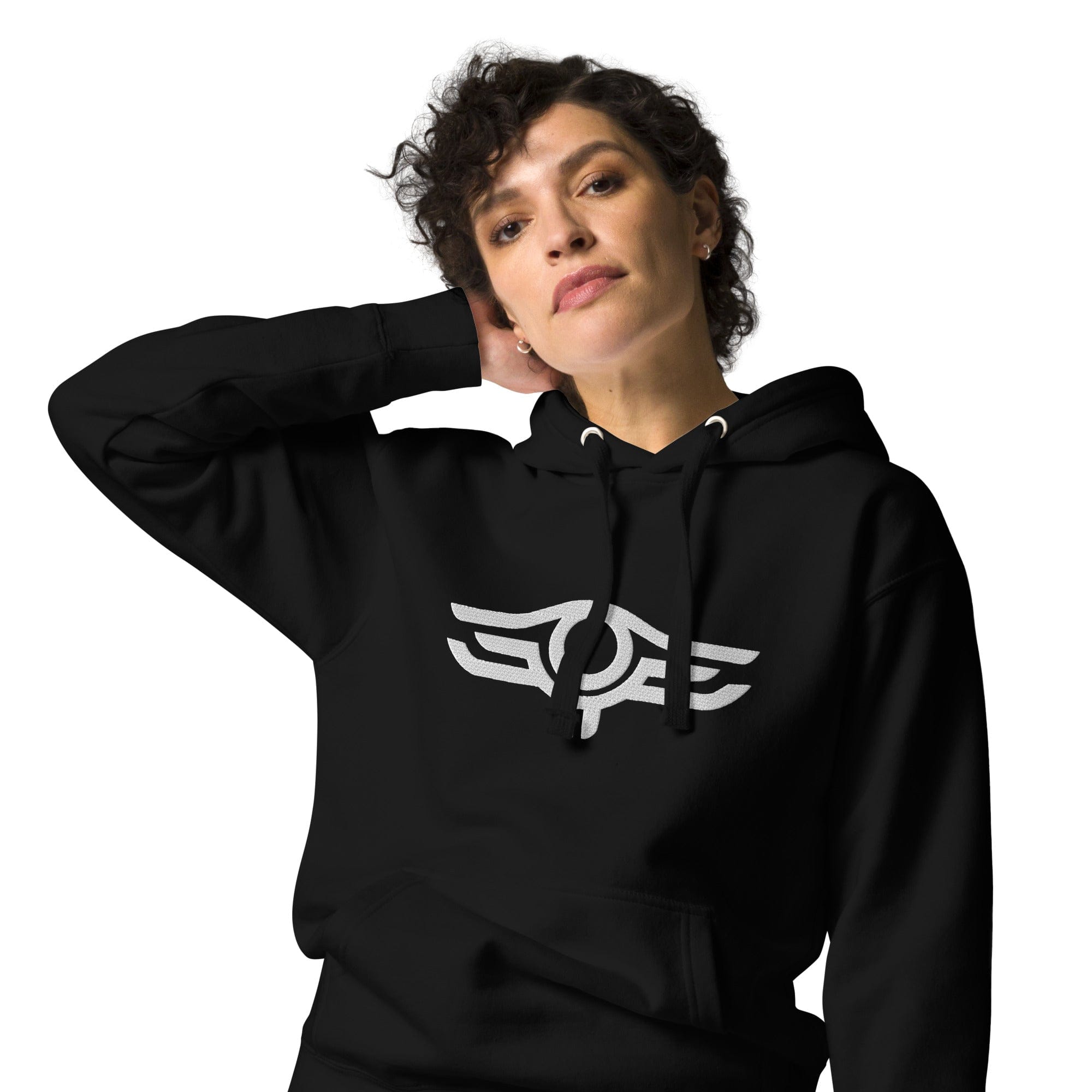 HORUS SWEAT À CAPUCHE LOGO "HORUS" - NOIR