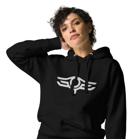 HORUS SWEAT À CAPUCHE LOGO "HORUS" - NOIR