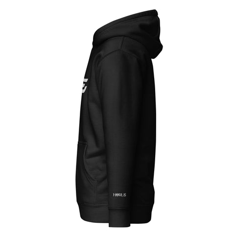 HORUS SWEAT À CAPUCHE LOGO "HORUS" - NOIR
