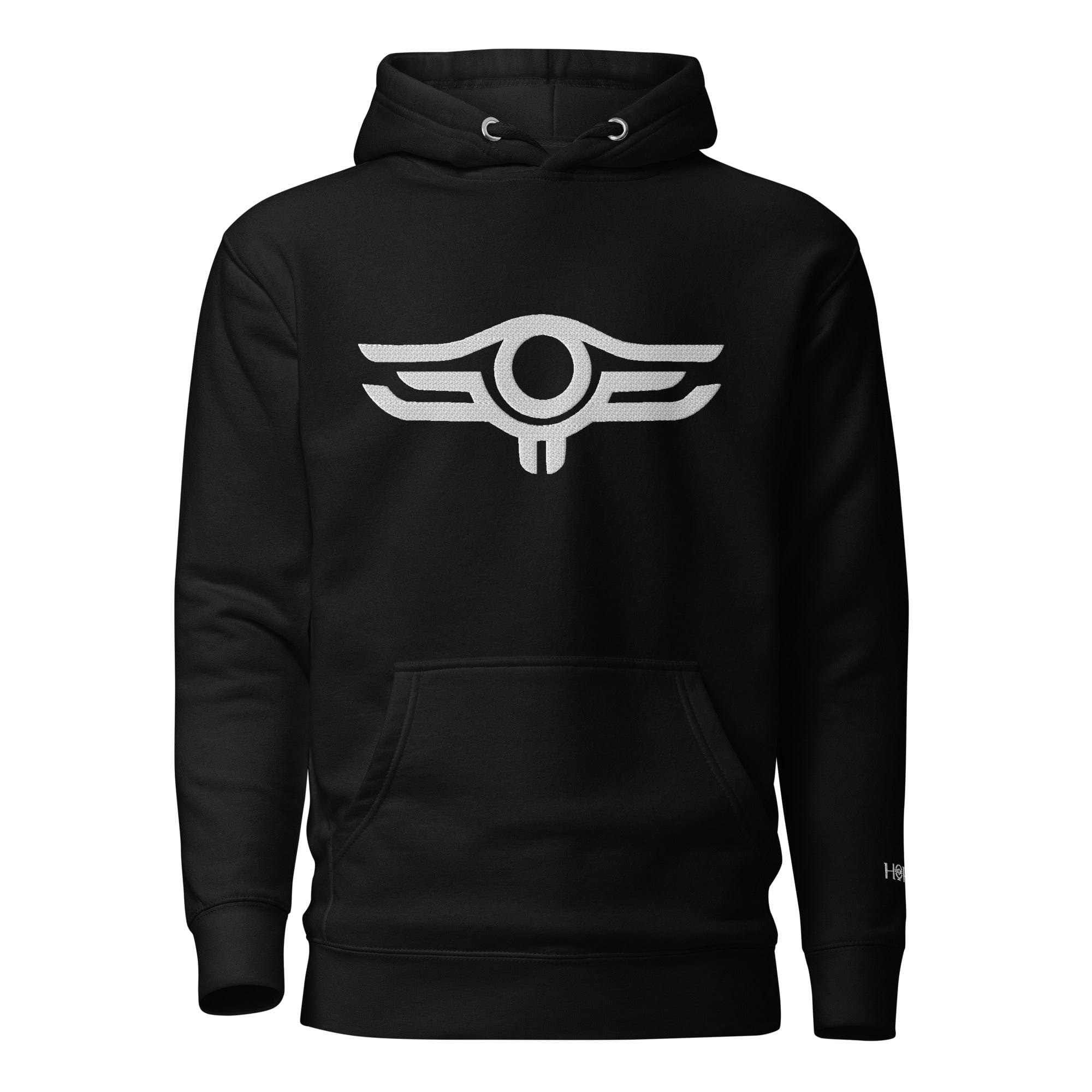 HORUS SWEAT À CAPUCHE LOGO "HORUS" - NOIR S