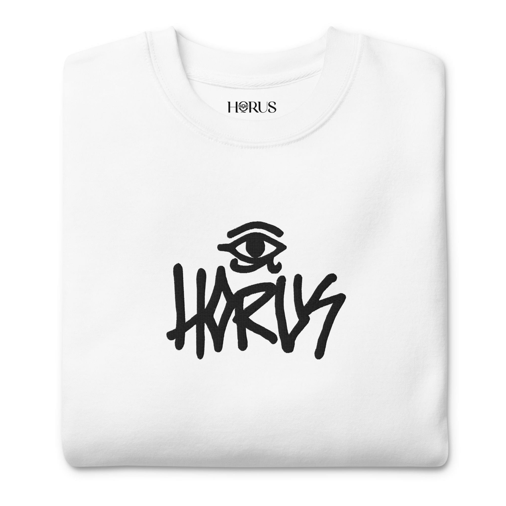 HORUS® SWEAT HORUS #TRASH - BLANC